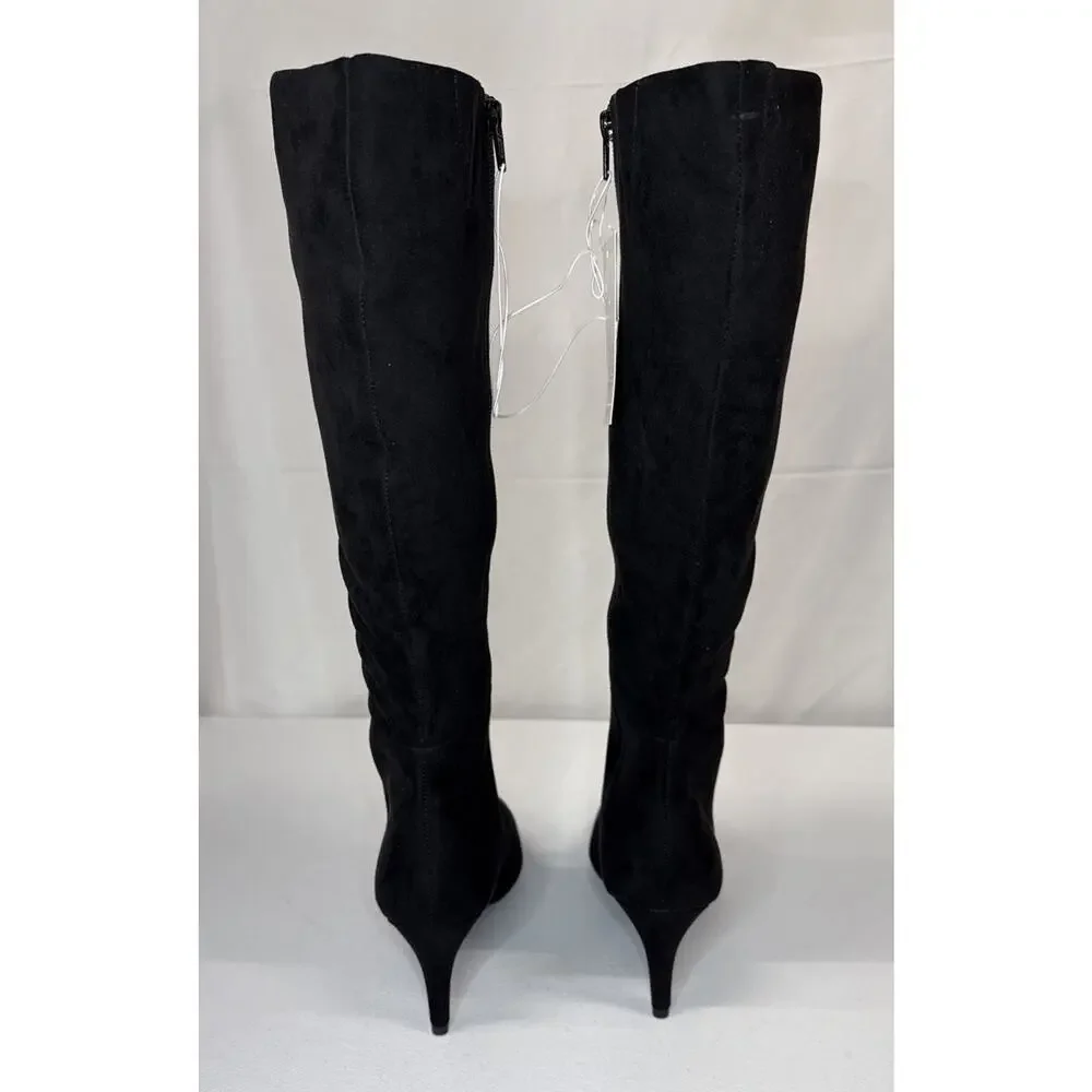 A New Day Women's Tay Tall Dress Boots Black Size 9